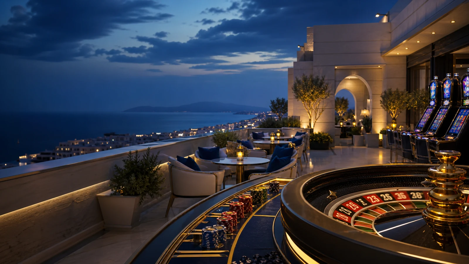 Reveryplay Casino στην Ελλάδα με θέα στο Αιγαίο